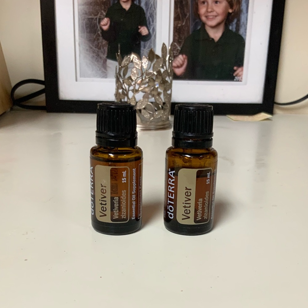 Doterra Vetiver essential oil.